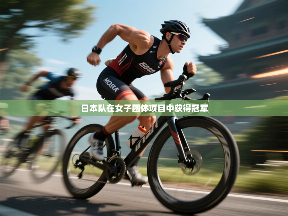 日本队在女子团体项目中获得冠军  第2张